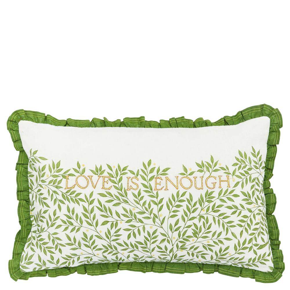 Willow and green sales cushions